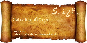Suhajda Áron névjegykártya